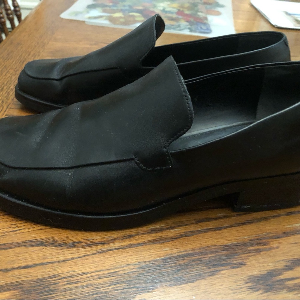 Franco Sarto Size 10 US Black Slip On Loafers